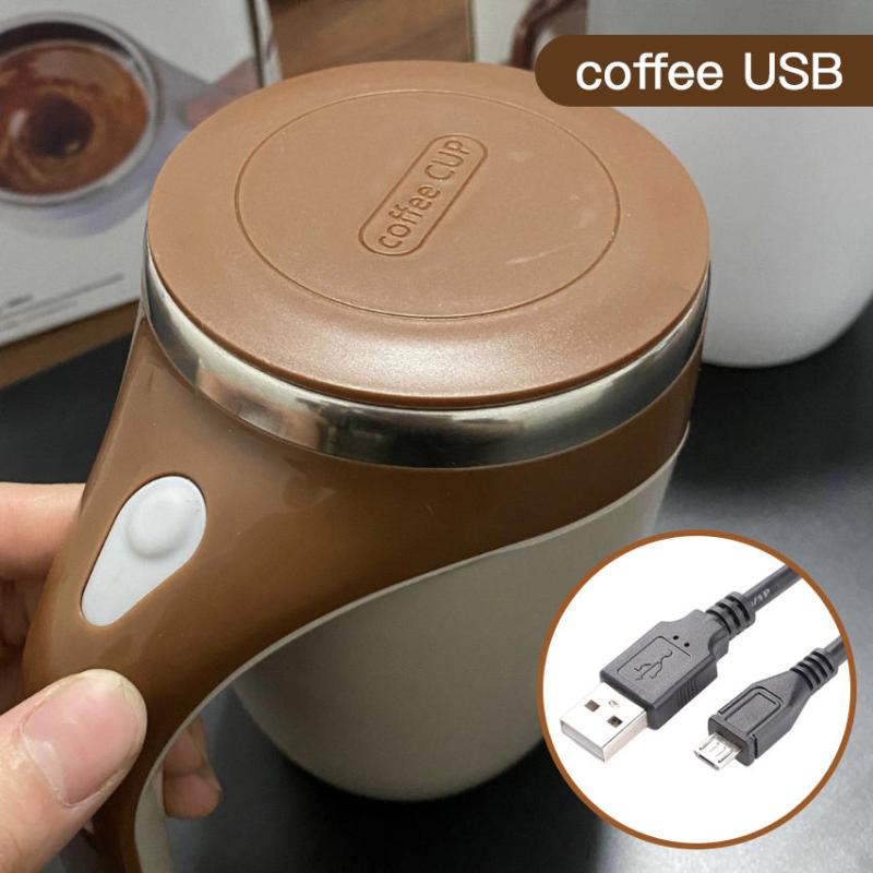 Automatic Self Stirring Magnetic Mug for Perfectly Blended Coffee
