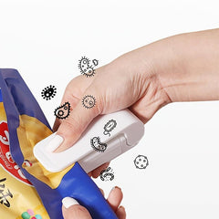 Portable Bag Heat Sealer Plastic Package Storage Snack Clip