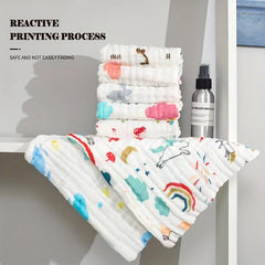 5 Pack Soft Cotton Baby Towels 30x30cm