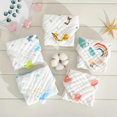 5 Pack Soft Cotton Baby Towels 30x30cm