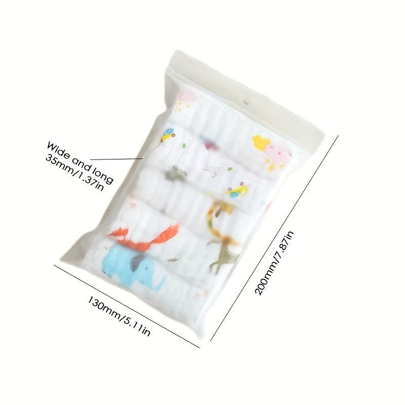 5 Pack Soft Cotton Baby Towels 30x30cm
