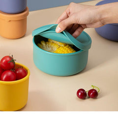 Kids Leak Proof Silicone Bento Box No BPAs No Chemical Dyes