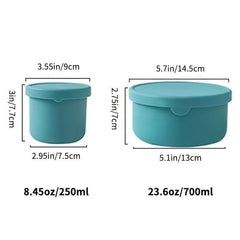 Kids Leak Proof Silicone Bento Box No BPAs No Chemical Dyes