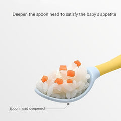 2pcs Baby Bendable Twist Fork and Spoon Set for Training Eating