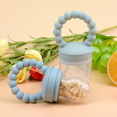 Baby Pacifier Fruit Vegetable Bite Food Supplement Silicone Teether