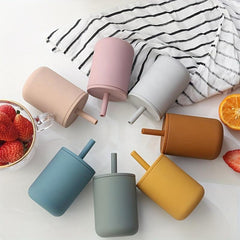 Kids' Anti Fall Silicone Learning Drinking Cup