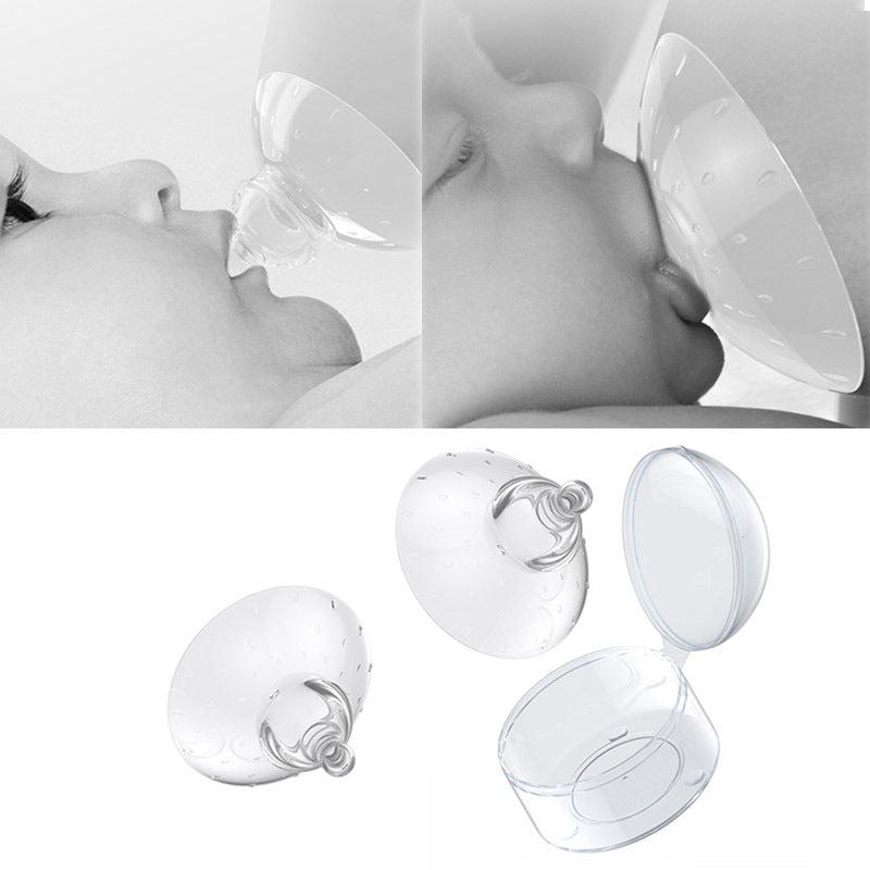 2pcs Breast Shield Nipple Protection Cover Breastfeeding Auxiliary