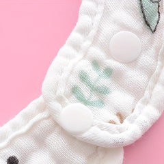 8 Layer Soft Cotton Baby Bib for Spitting Up & Eating