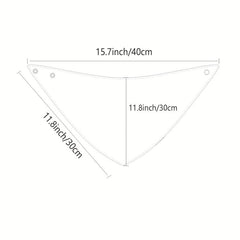 10-Pack Muslin Baby Bibs 100% Cotton Unisex Drool Teething Bibs