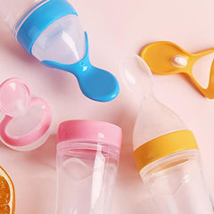 Baby Rice Cereal Bottle with Spoon & Feeder