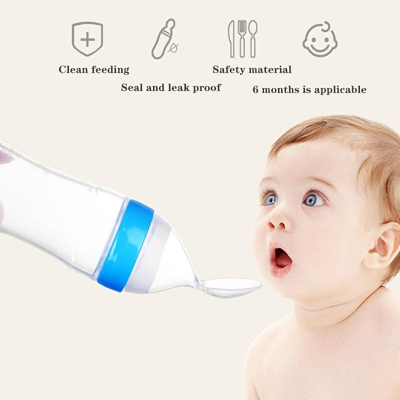 Baby Rice Cereal Bottle with Spoon & Feeder
