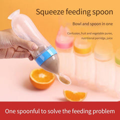 Baby Rice Cereal Bottle with Spoon & Feeder