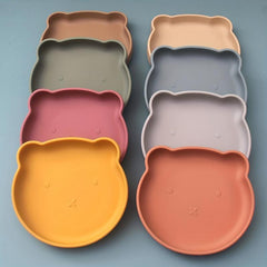 Silicone Baby Plate With Suction Plate For Babies Kids Toddlers