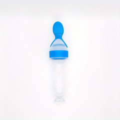 Silicone Baby Food Feeder Spoon 90ml with Suction Toddler Food Processor