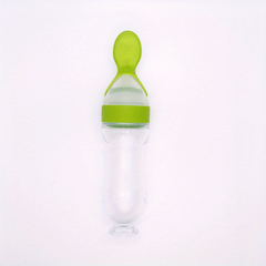 Silicone Baby Food Feeder Spoon 90ml with Suction Toddler Food Processor