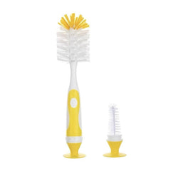 2 in 1 Bristle Bottle Brush w/ Nipple Brush & Stand Baby Bottle Brush Set
