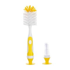 2 in 1 Bristle Bottle Brush w/ Nipple Brush & Stand Baby Bottle Brush Set