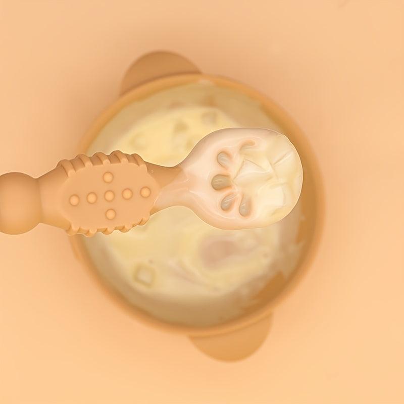 Baby Silicone Spoon Molar Stick for Complementary Food