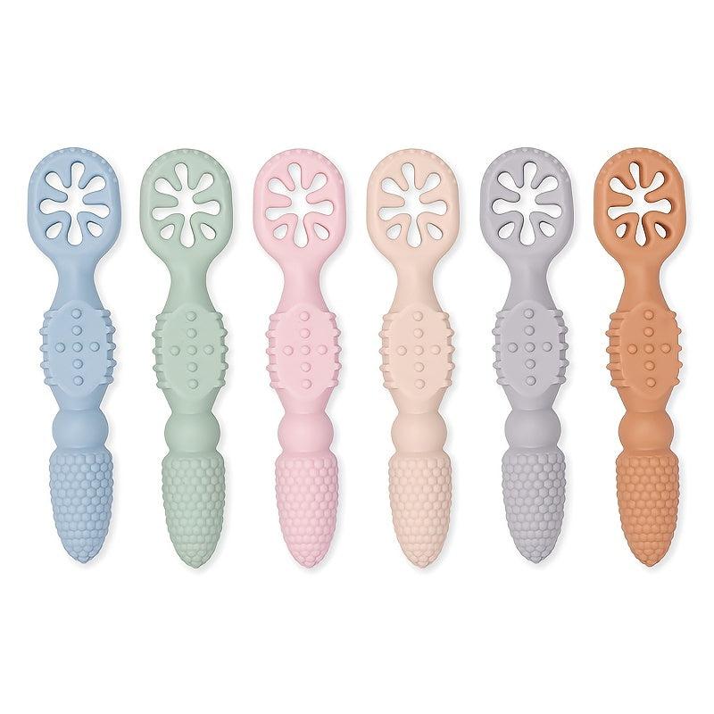 Baby Silicone Spoon Molar Stick for Complementary Food