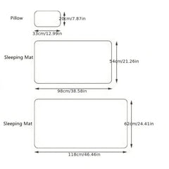 Kids Viscose Mat And Pillow Set Waterproof Changing Pad