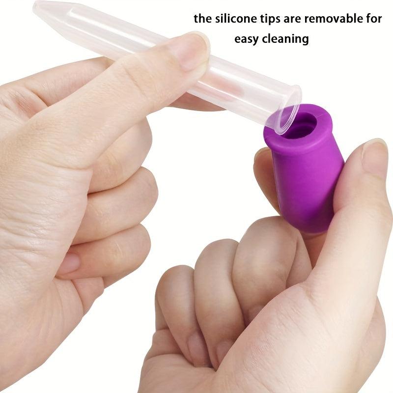 10pcs 5ml Small Silicone Plastic Pipette Dropper Lab Pipettes Liquid Dr...