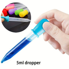 10pcs 5ml Small Silicone Plastic Pipette Dropper Lab Pipettes Liquid Dr...