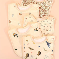 3pcs Cotton Gauze Baby Bibs Waterproof Newborn Infants Burp Cloths