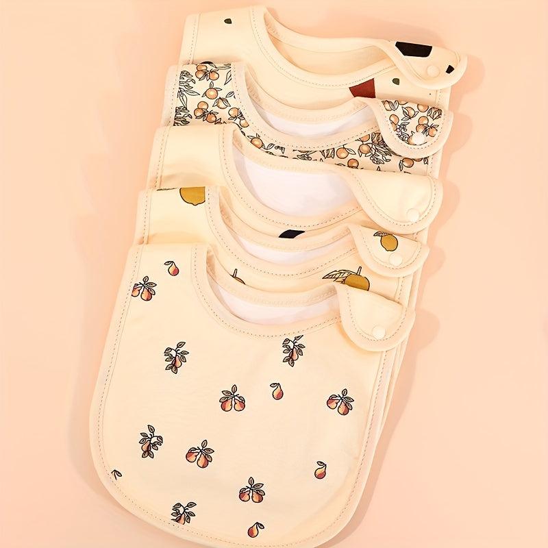 3pcs Cotton Gauze Baby Bibs Waterproof Newborn Infants Burp Cloths