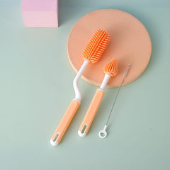 3pc Set Baby Bottle Cleaning Brush