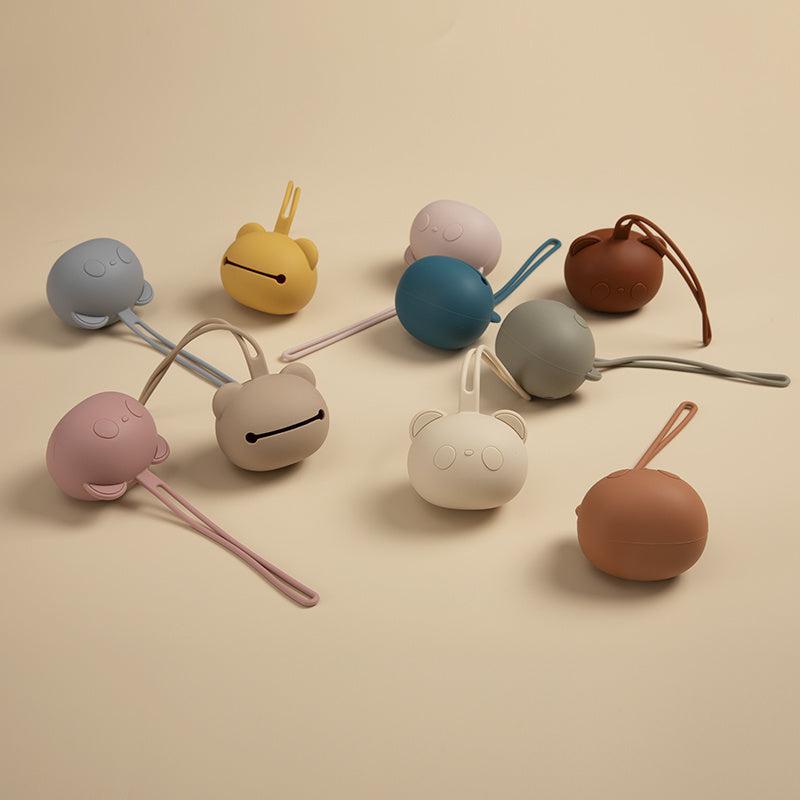 Silicone Pacifier Holder for Baby's Nipples Organization