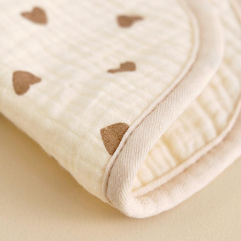 U shaped Bib Six layer Gauze Baby Towel Eating Bib