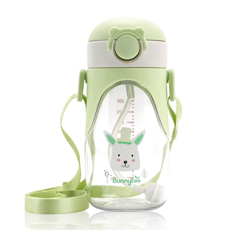 10oz Baby Sippy Cup Spill Proof Straw Transition Bottle for Toddlers