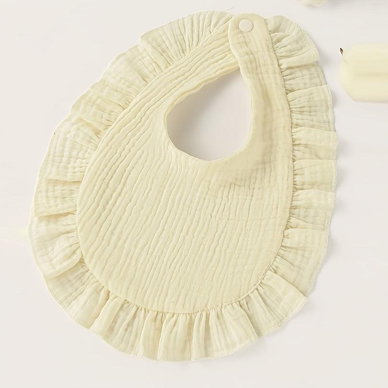 Baby Solid Ruffled Bib Pack