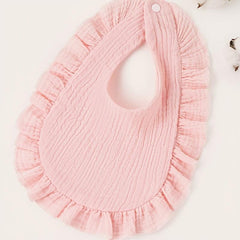 Baby Solid Ruffled Bib Pack