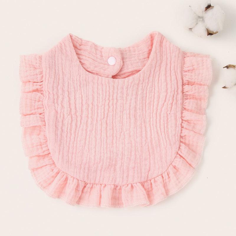 Baby Solid Ruffled Bib Pack