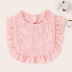 Baby Solid Ruffled Bib Pack