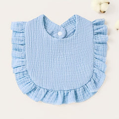 Baby Solid Ruffled Bib Pack