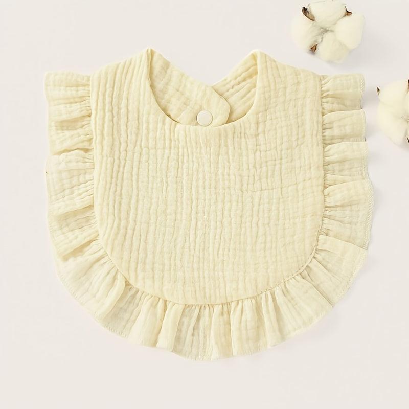 Baby Solid Ruffled Bib Pack