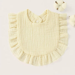 Baby Solid Ruffled Bib Pack