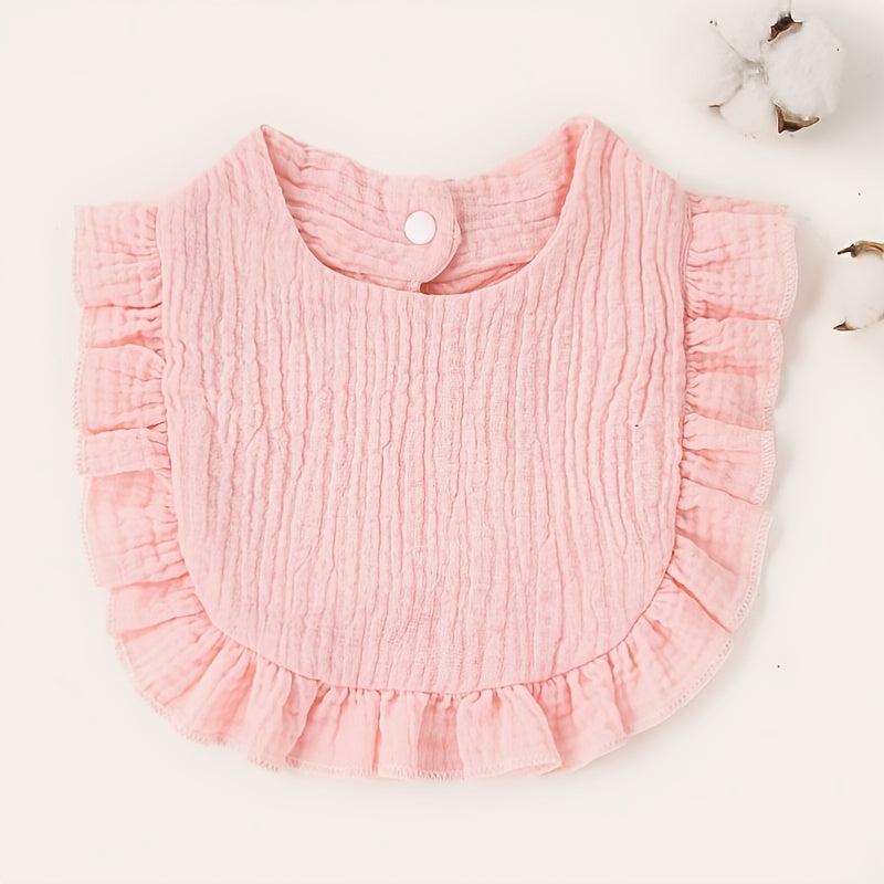 Baby Solid Ruffled Bib Pack