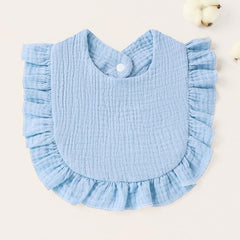 Baby Solid Ruffled Bib Pack