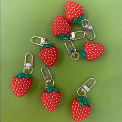 Transparent Strawberry Cup Straw Cup Children Milk Tea Cup