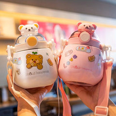 600ml Bear Insulation Cup for Women