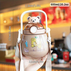 600ml Bear Insulation Cup for Women