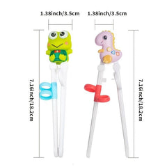 Dino & Frog Training Chopsticks for Toddlers