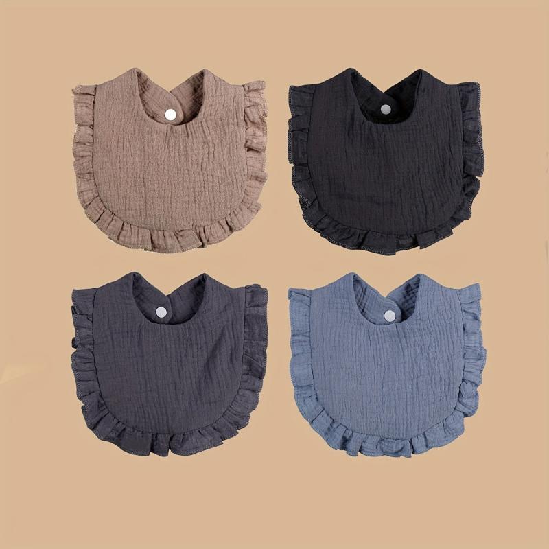 Dark Lace Bib For Baby Girls And Boys
