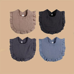 Dark Lace Bib For Baby Girls And Boys