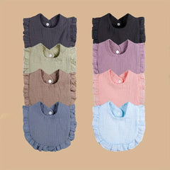 Dark Lace Bib For Baby Girls And Boys