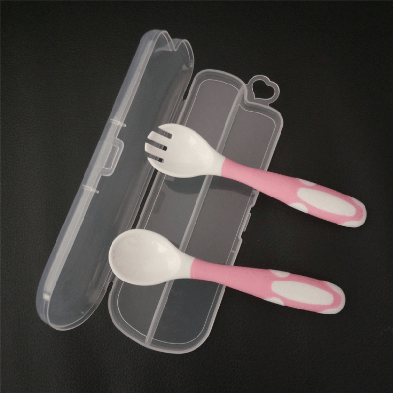 Baby Learning Spoon Fork Set Bendable 2pcs