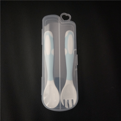 Baby Learning Spoon Fork Set Bendable 2pcs